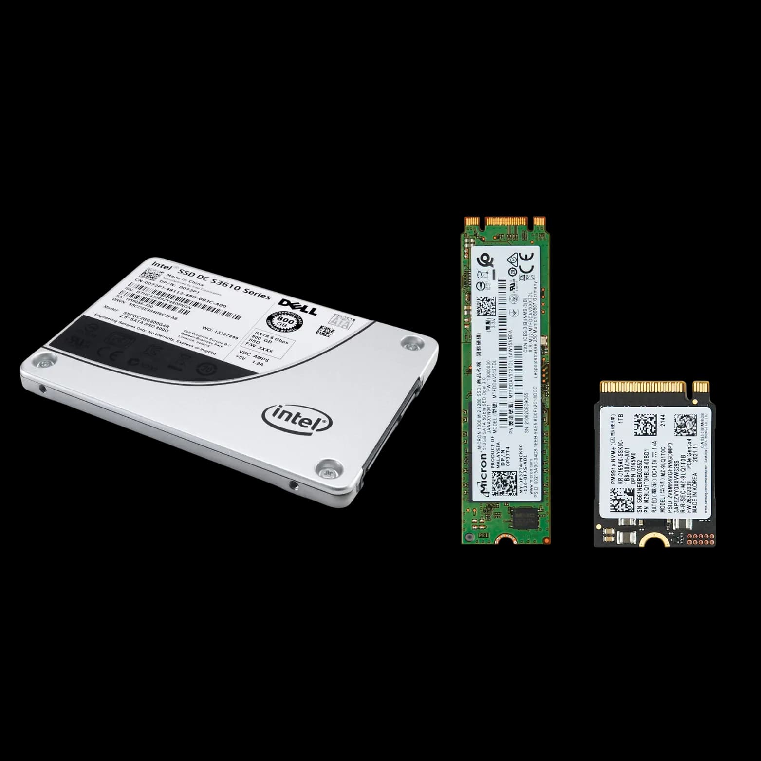 Storage (HDD, SSD & USB)